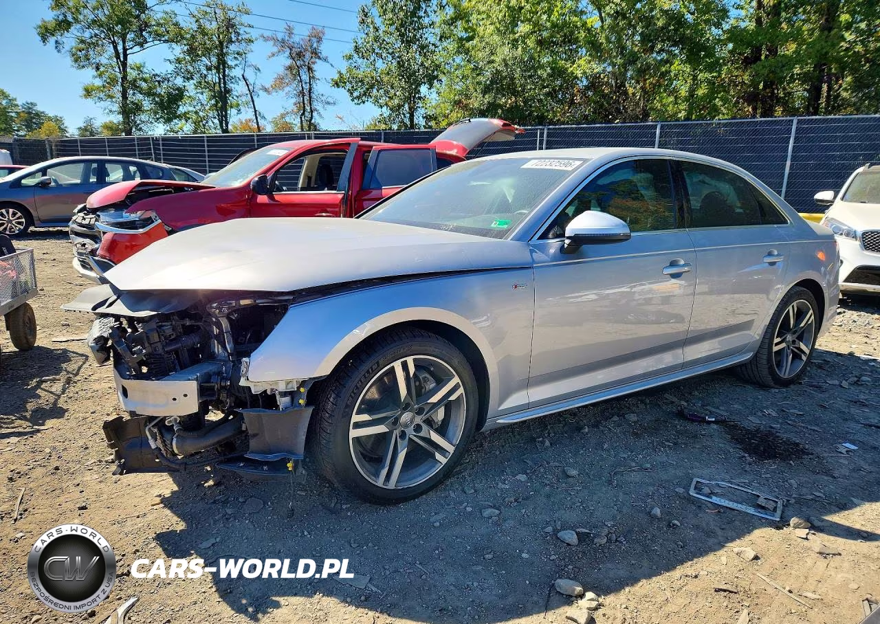2018 Audi A4 VIN:WAUENAF4XJA201002 - 1