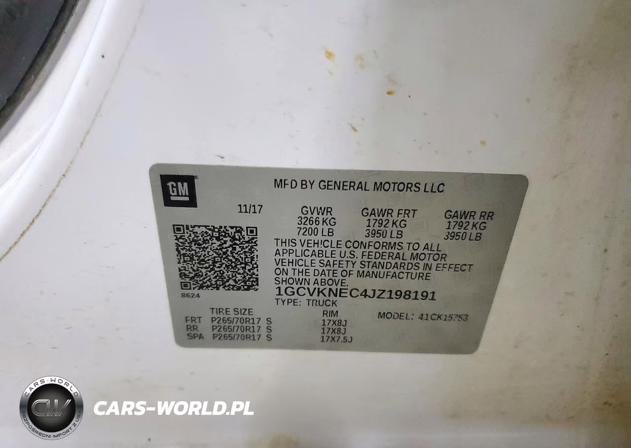 2018 Chevrolet Silverado K1500 VIN:1GCVKNEC4JZ198191 - 12