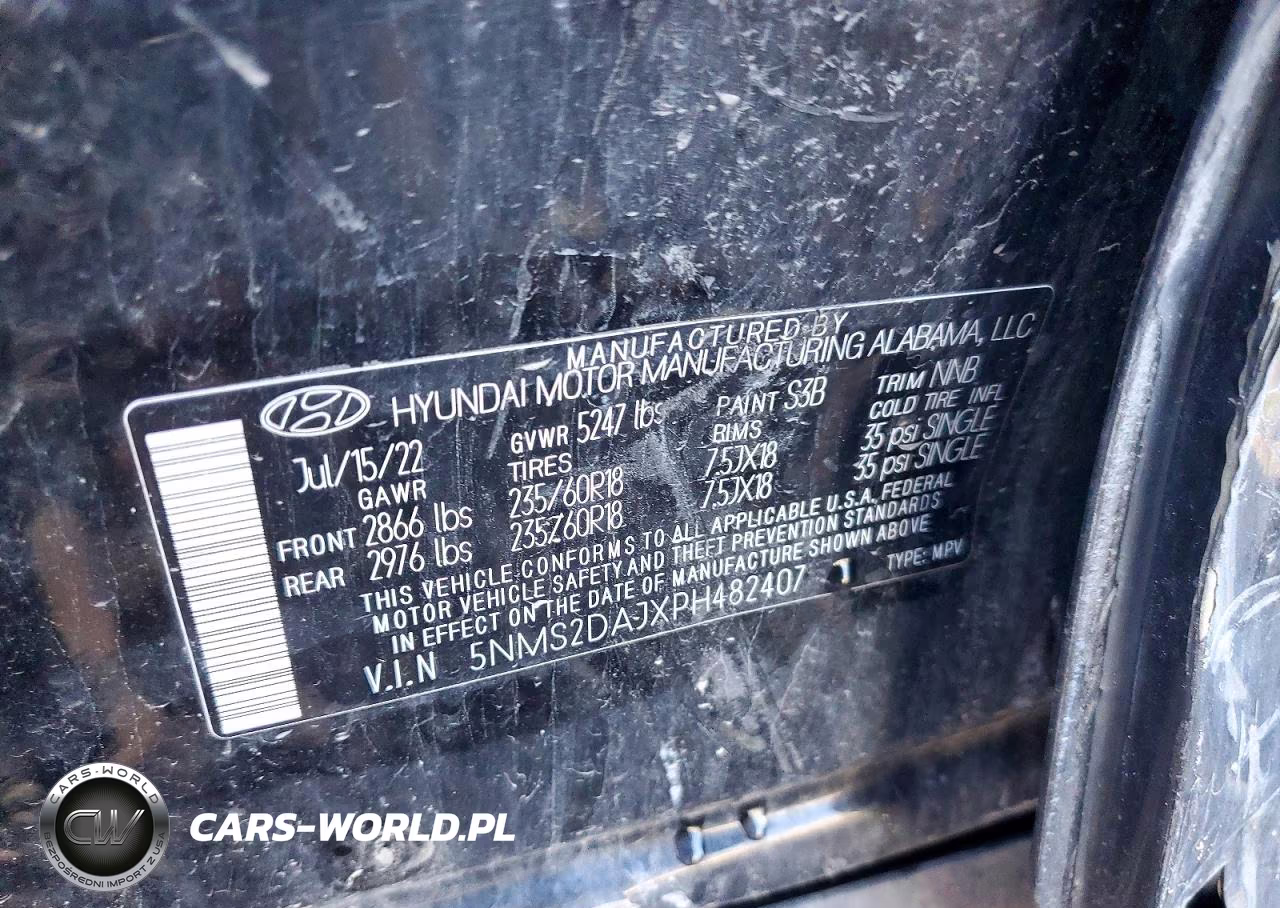 2023 Hyundai Santa Fe Sel VIN:5NMS2DAJXPH482407 - 13