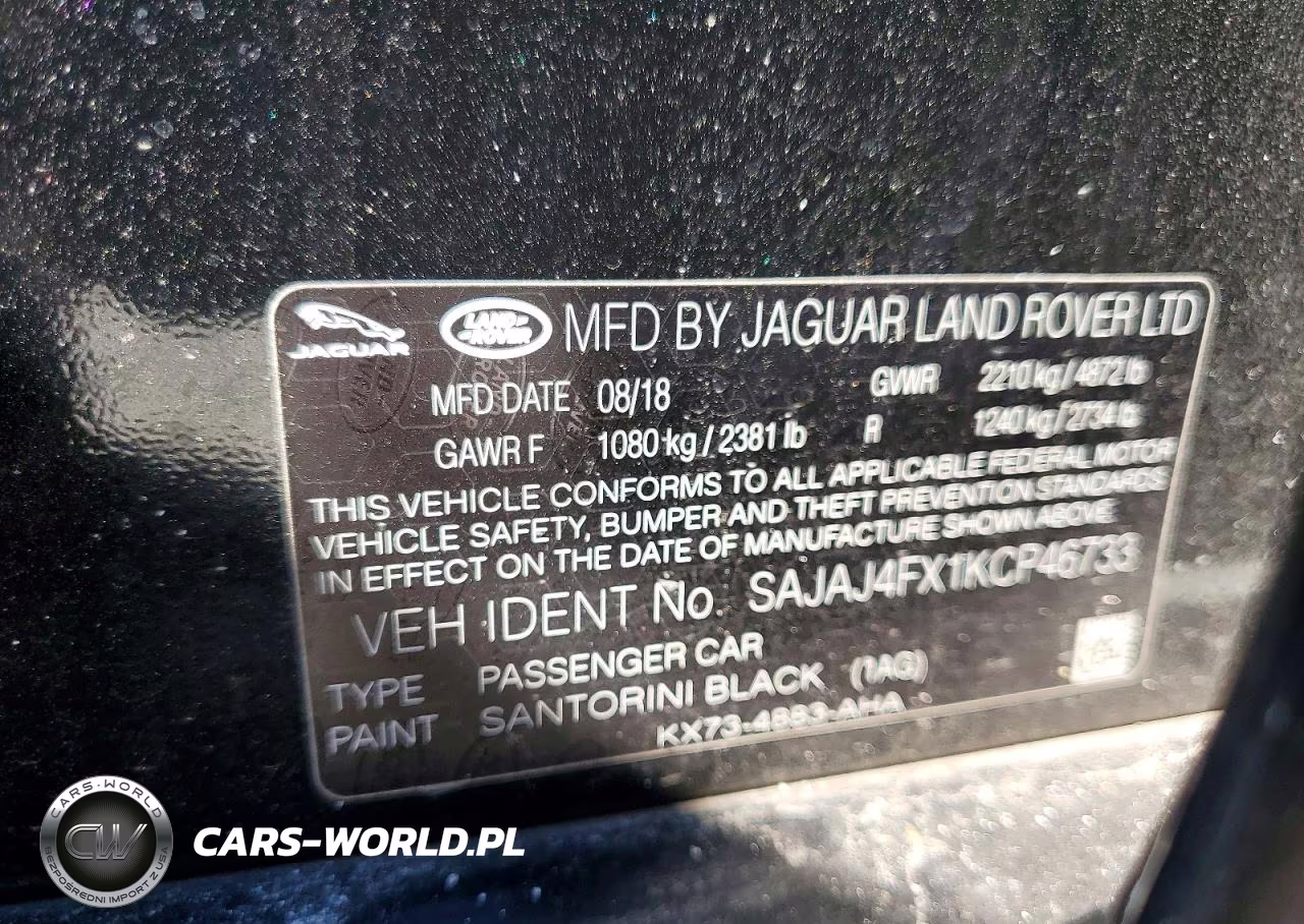 2019 Jaguar Xe Premium VIN:SAJAJ4FX1KCP46733 - 12