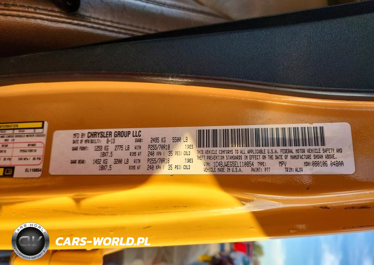 2014 Jeep Wrangler Unlimited Sahara VIN:1C4BJWEG5EL110854 - 13