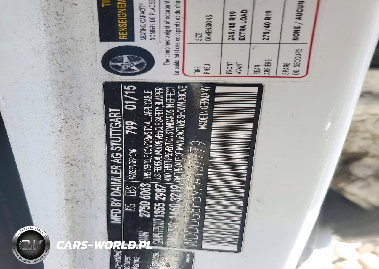 2015 Mercedes-Benz S 550 4Matic VIN:WDDUG8FB9FA157779 - 13
