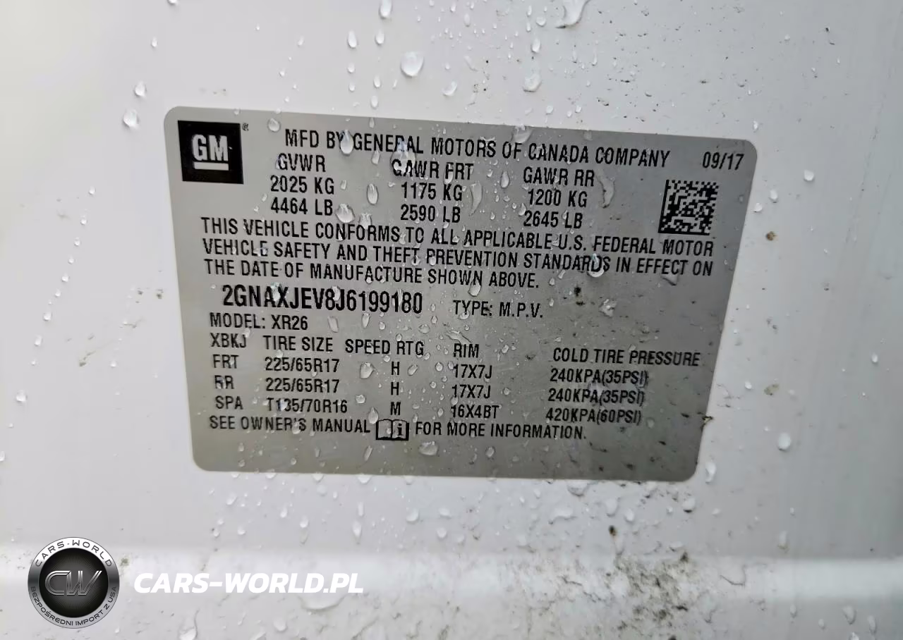 2018 Chevrolet Equinox Lt VIN:2GNAXJEV8J6199180 - 13