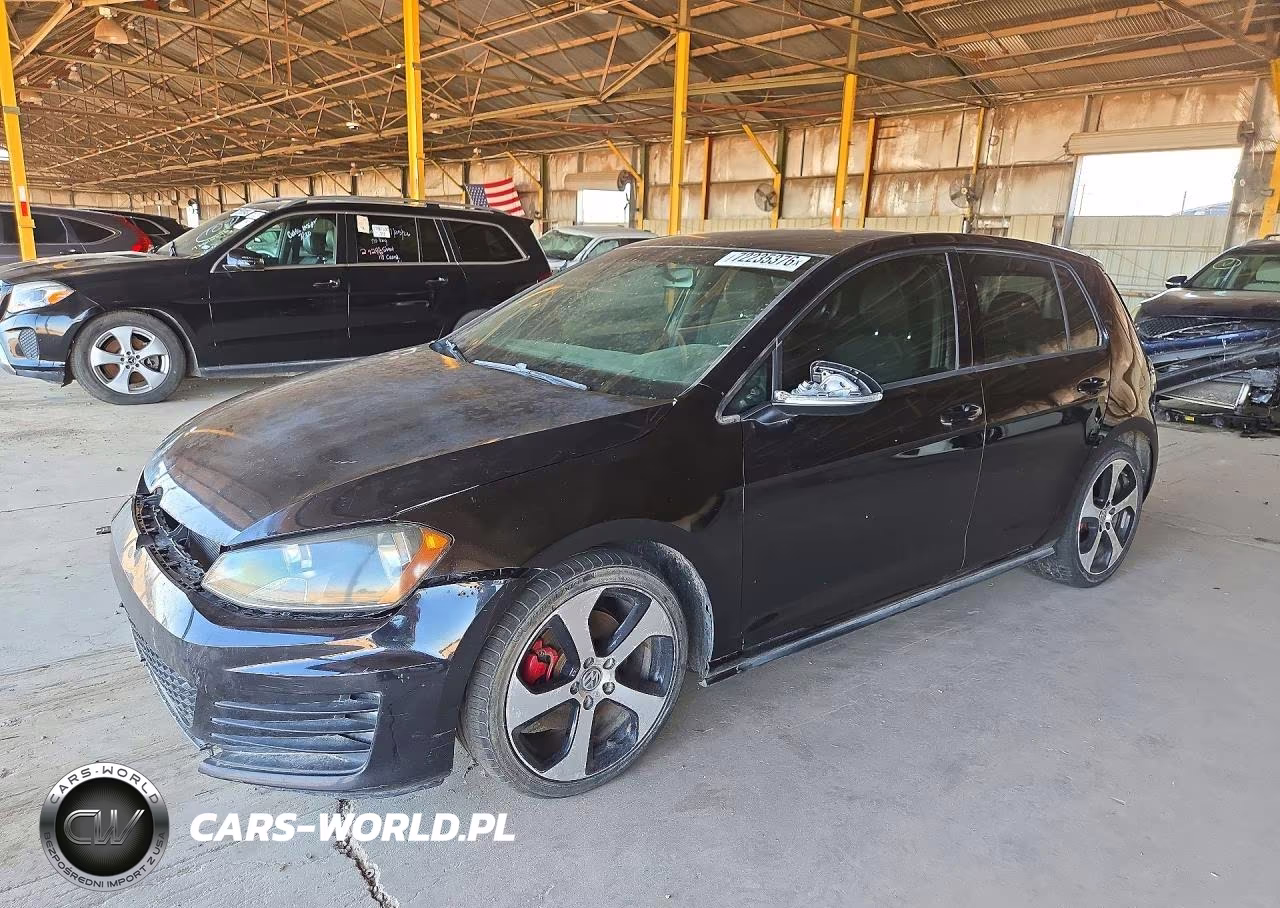 2015 Volkswagen Gti VIN:3VW4T7AU1FM003706 - 1