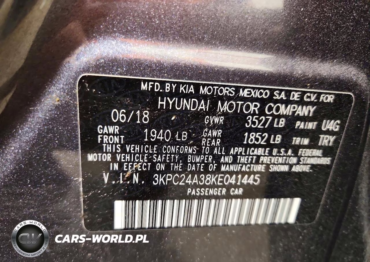 2019 Hyundai Accent Se VIN:3KPC24A38KE041445 - 12