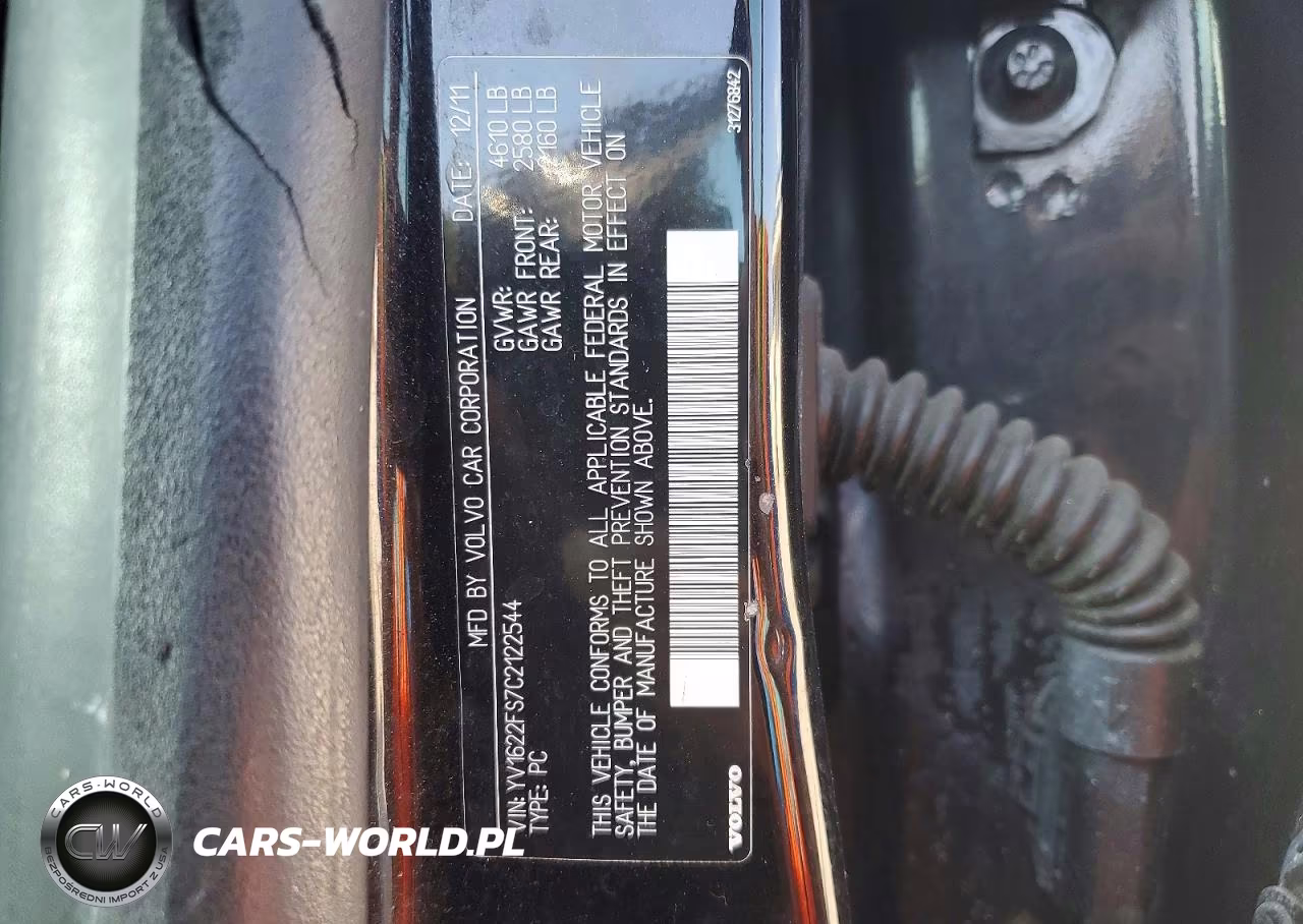 2012 Volvo S60 T5 VIN:YV1622FS7C2122544 - 12