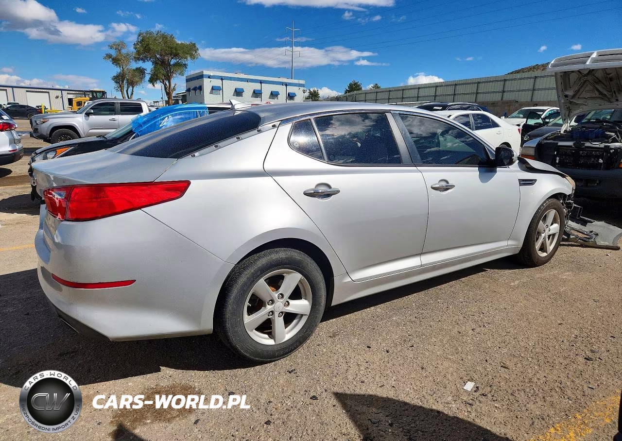 2014 Kia Optima Lx VIN:5XXGM4A70EG259275 - 3