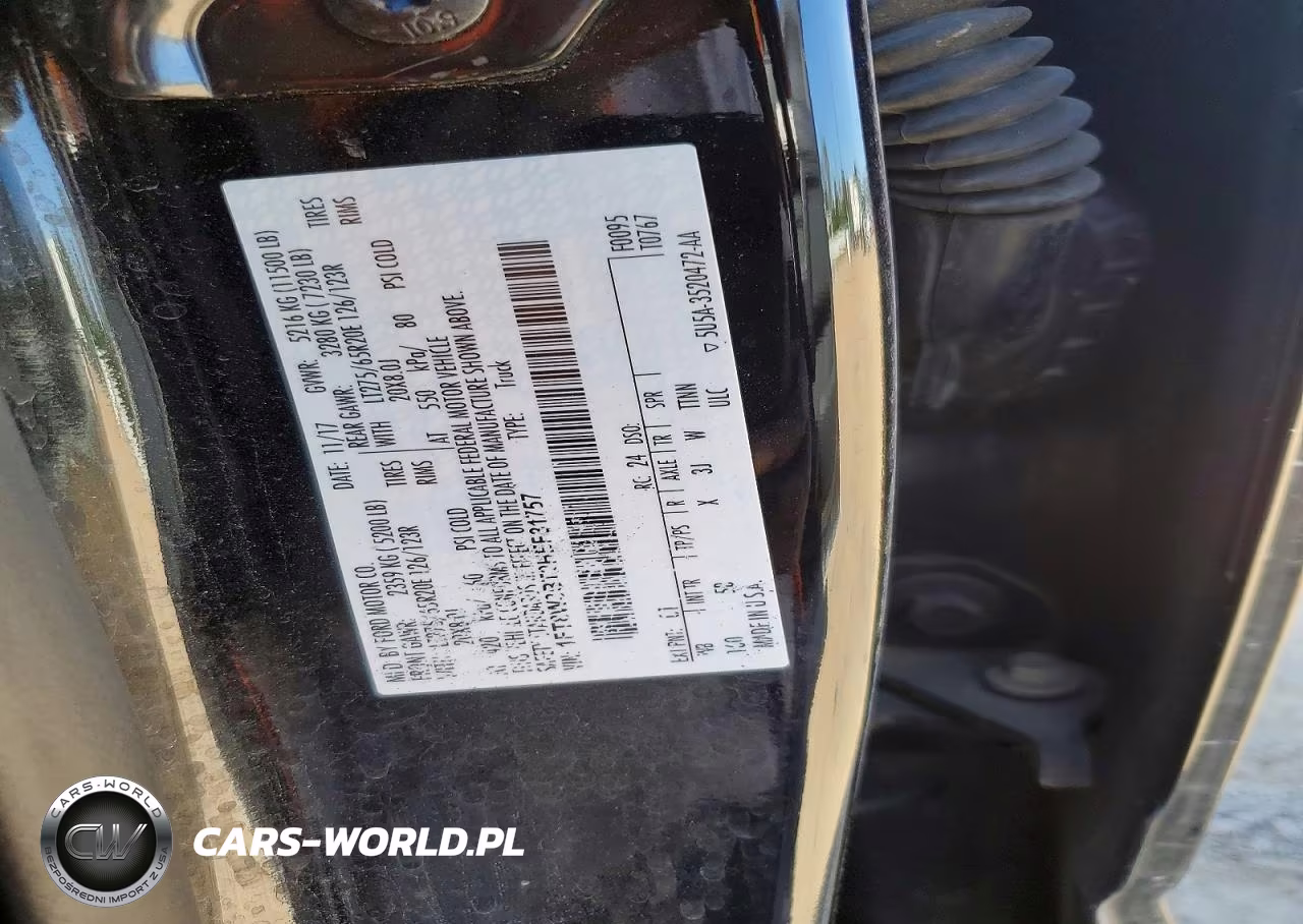 2017 Ford F350 Super Duty VIN:1FT8W3BT2HEF31757 - 12