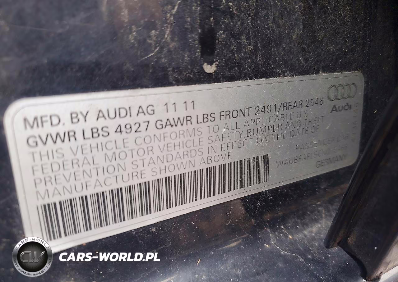 2012 Audi A4 Premium VIN:WAUBFAFL5CN015466 - 12