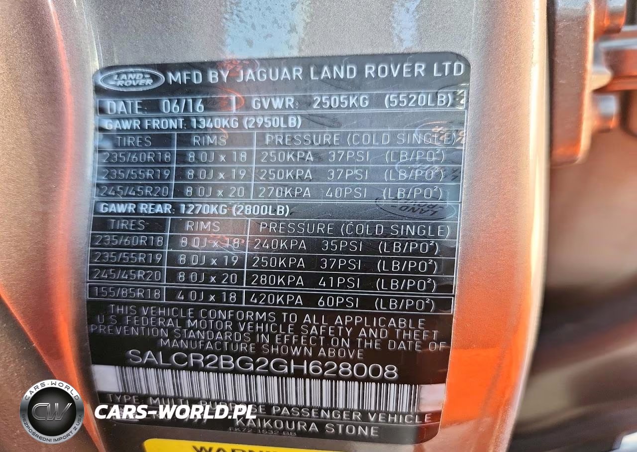 2016 Land Rover Discovery Sport Hse VIN:SALCR2BG2GH628008 - 13