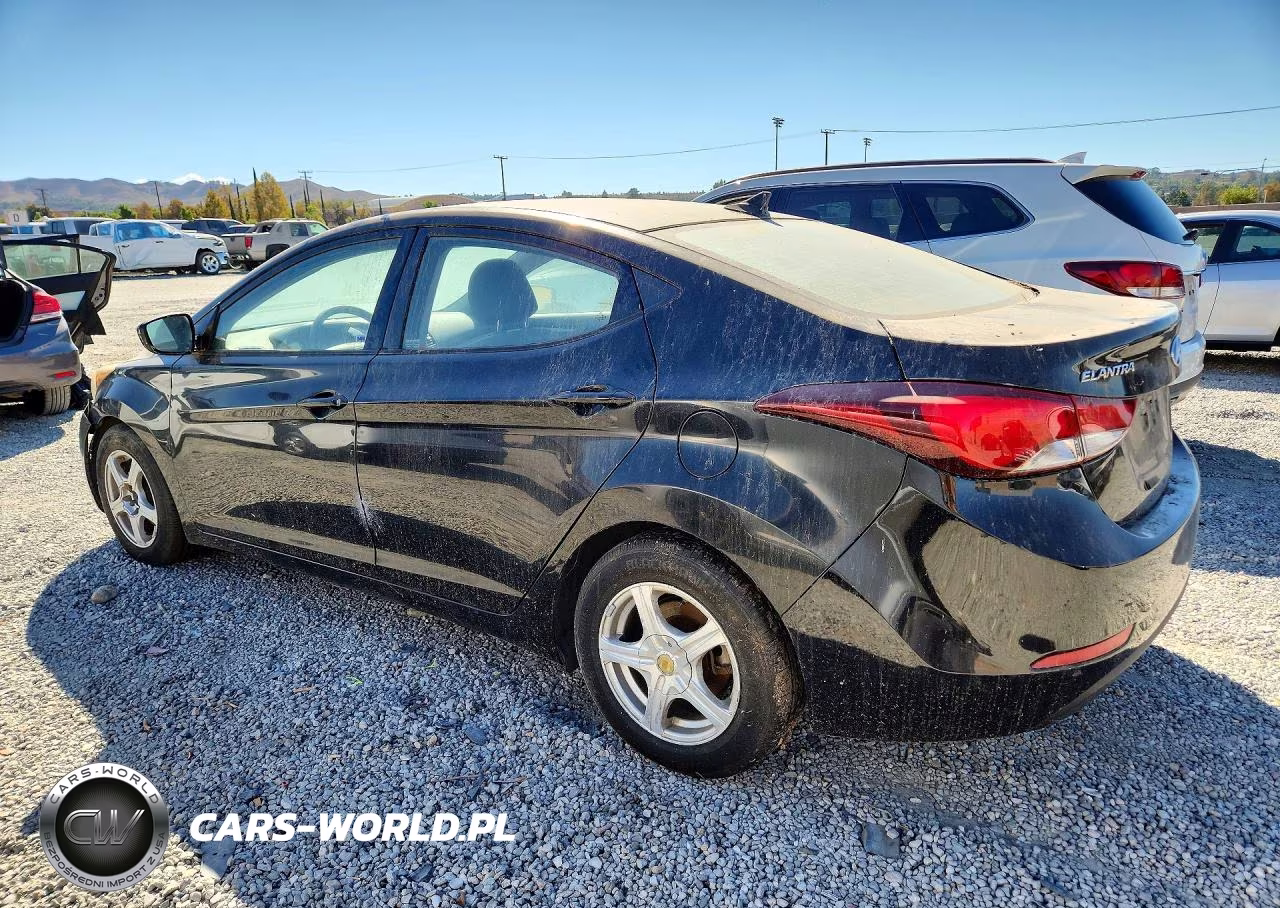 2016 Hyundai Elantra Se VIN:5NPDH4AEXGH663262 - 2