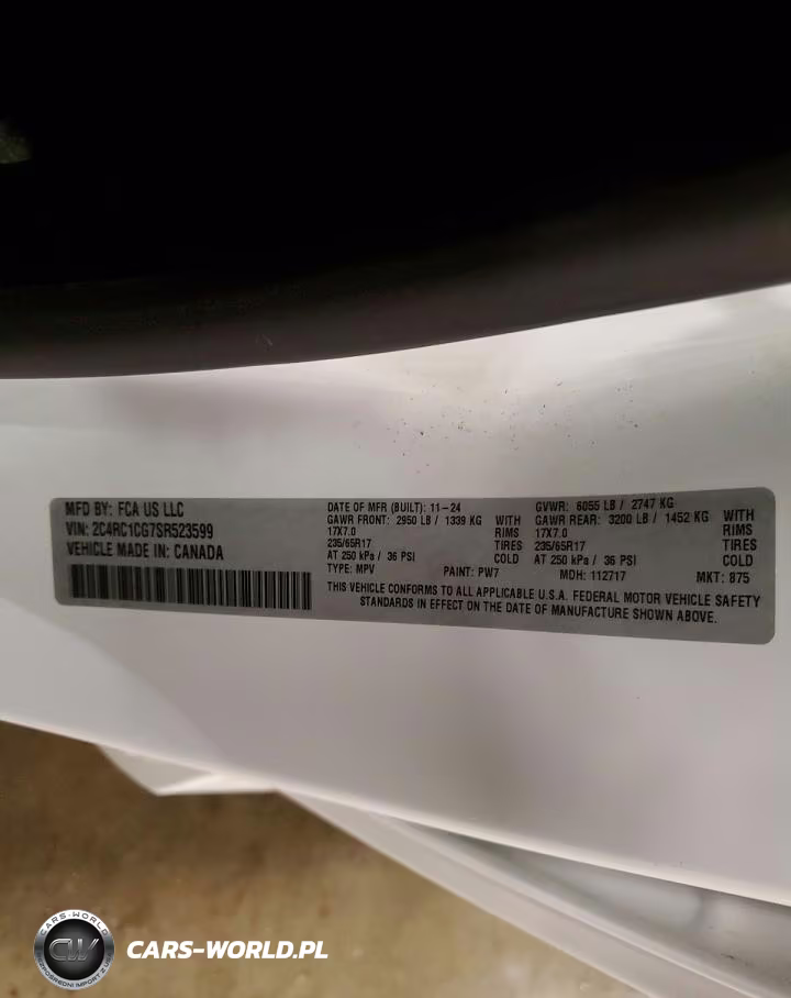2025 Chrysler Voyager Lx VIN:2C4RC1CG7SR523599 - 13