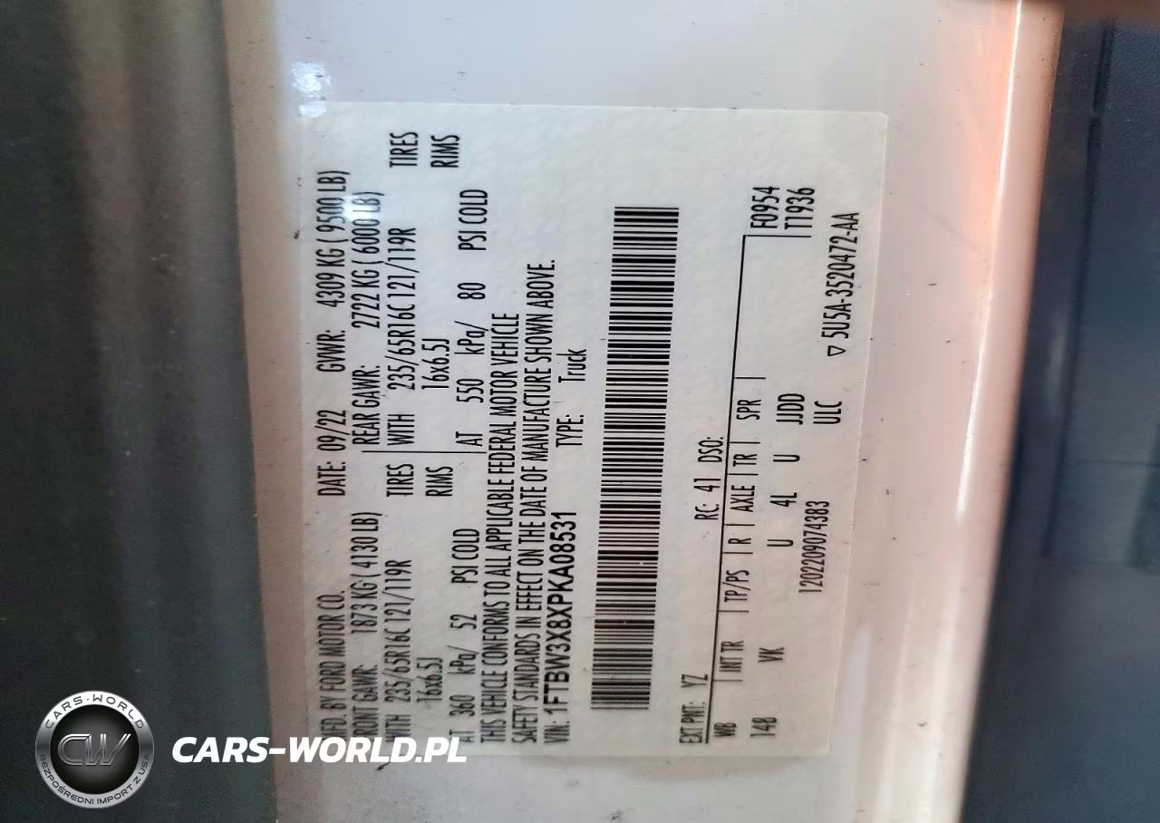 2023 Ford Transit T-350 VIN:1FTBW3X8XPKA08531 - 13