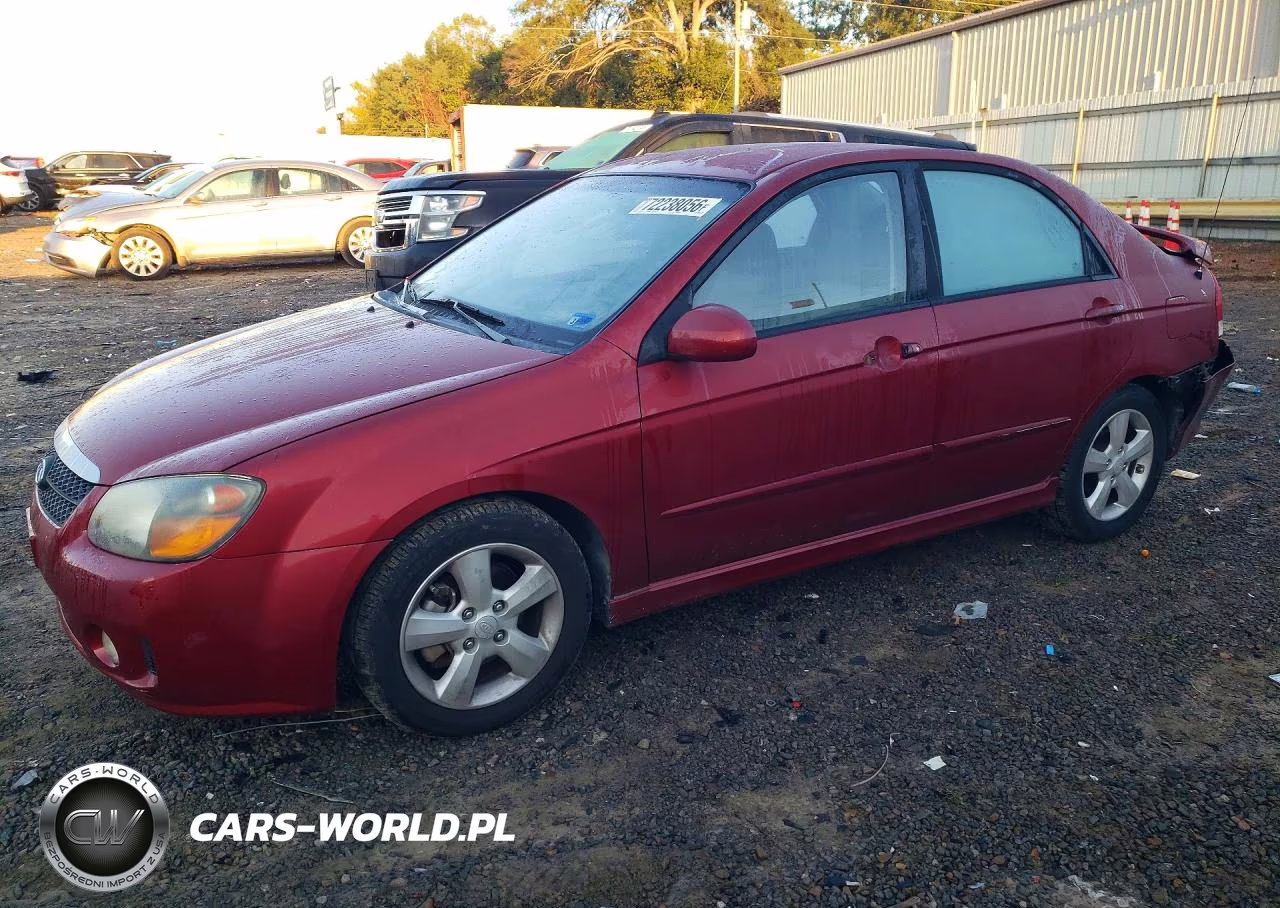 2008 Kia Spectra VIN:KNAFE121385017300 - 1