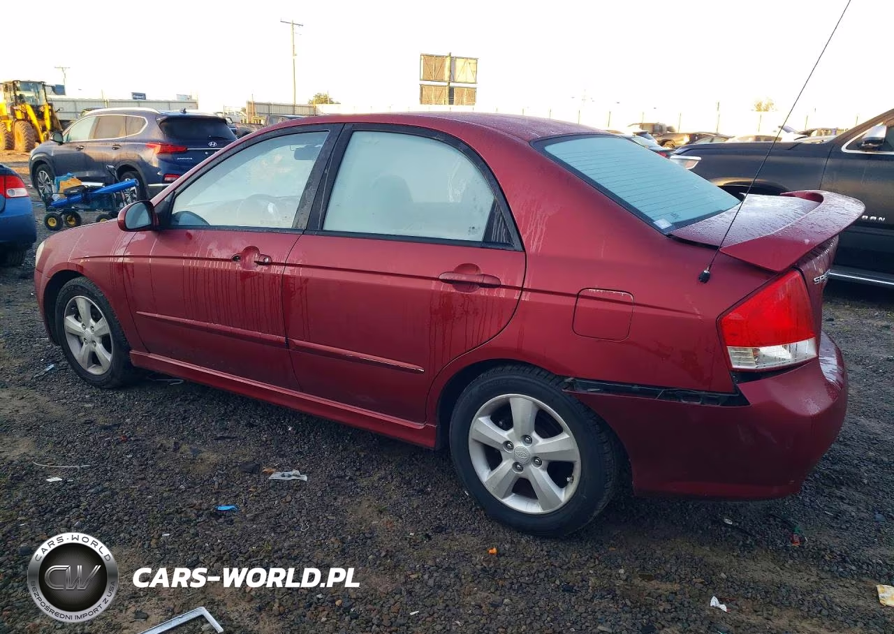 2008 Kia Spectra VIN:KNAFE121385017300 - 2