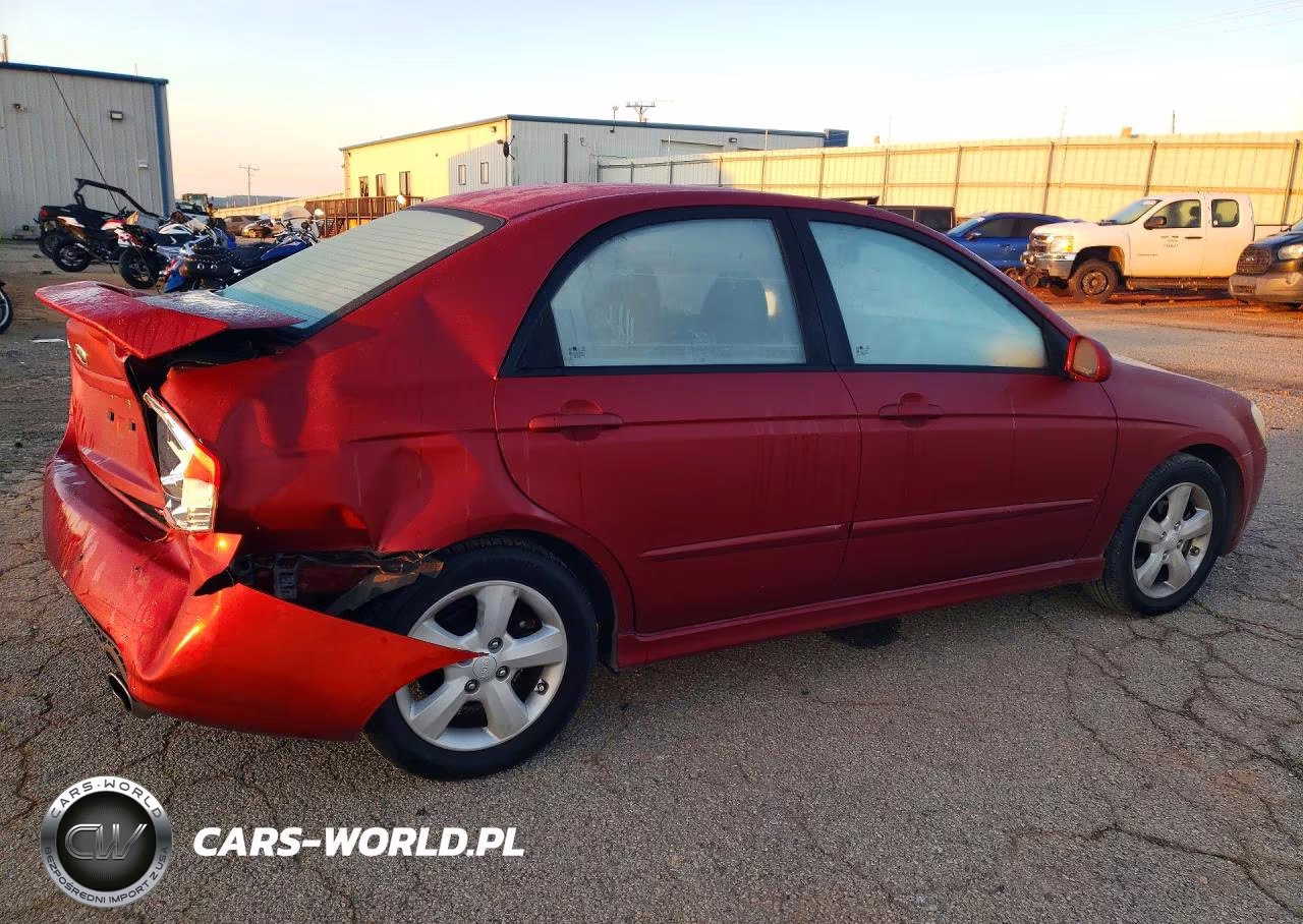 2008 Kia Spectra VIN:KNAFE121385017300 - 3