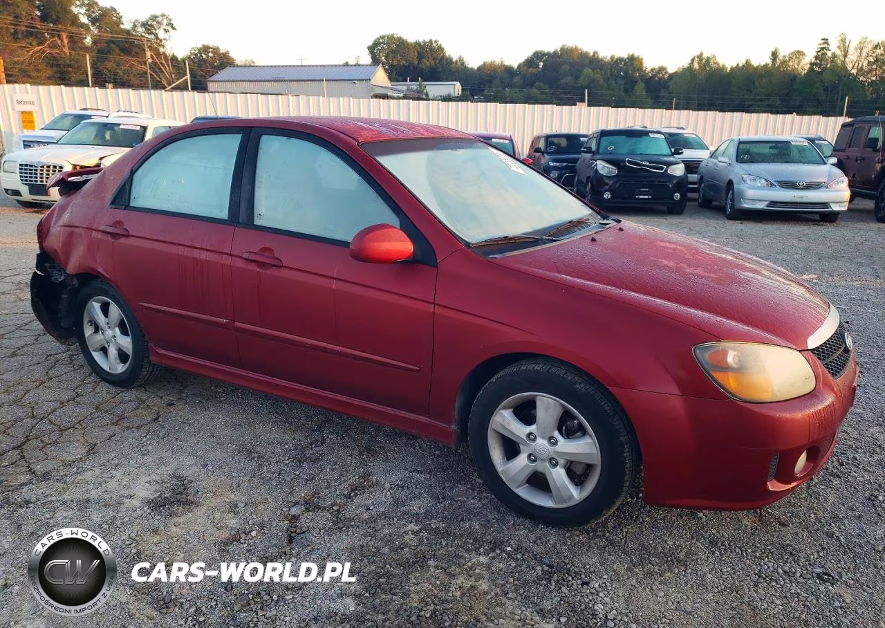 2008 Kia Spectra VIN:KNAFE121385017300 - 4