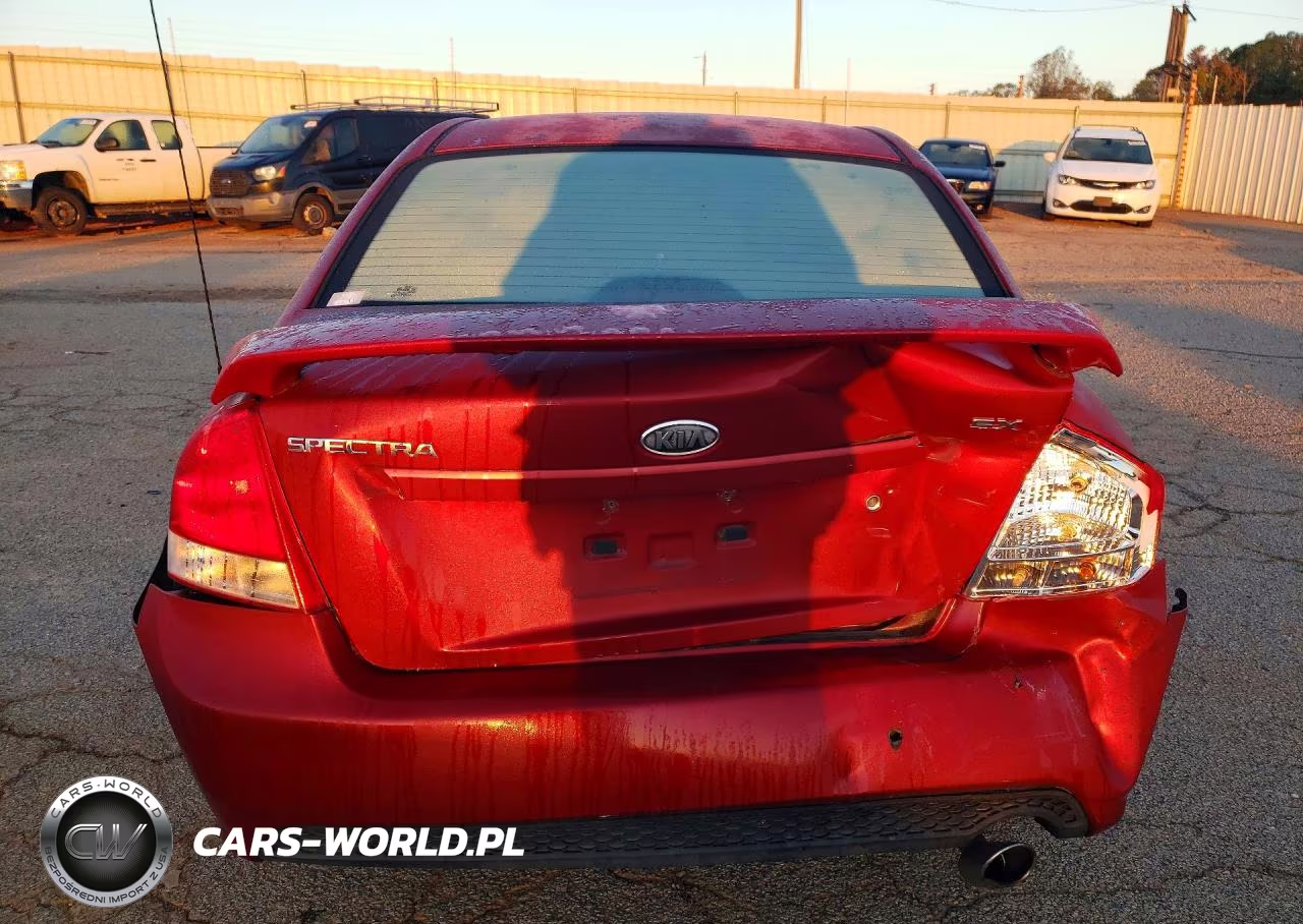 2008 Kia Spectra VIN:KNAFE121385017300 - 6