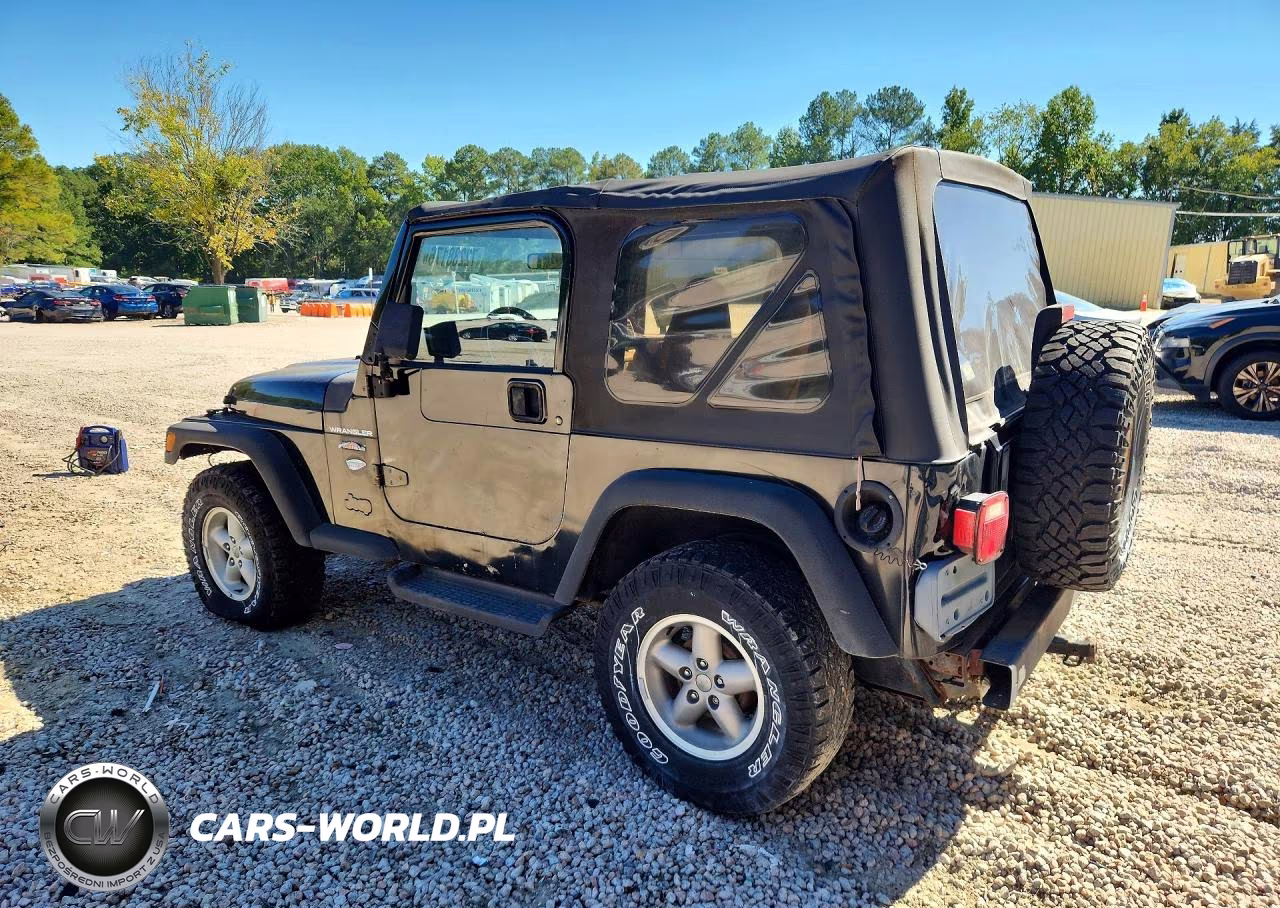 1998 Jeep Wrangler - Tj Sport VIN:1J4FY19S1WP705624 - 2