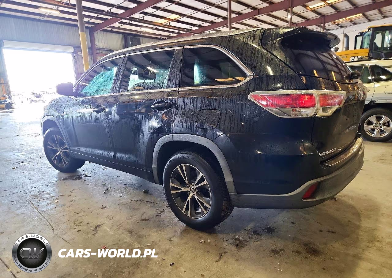 2016 Toyota Highlander Xle VIN:5TDKKRFH5GS159074 - 2