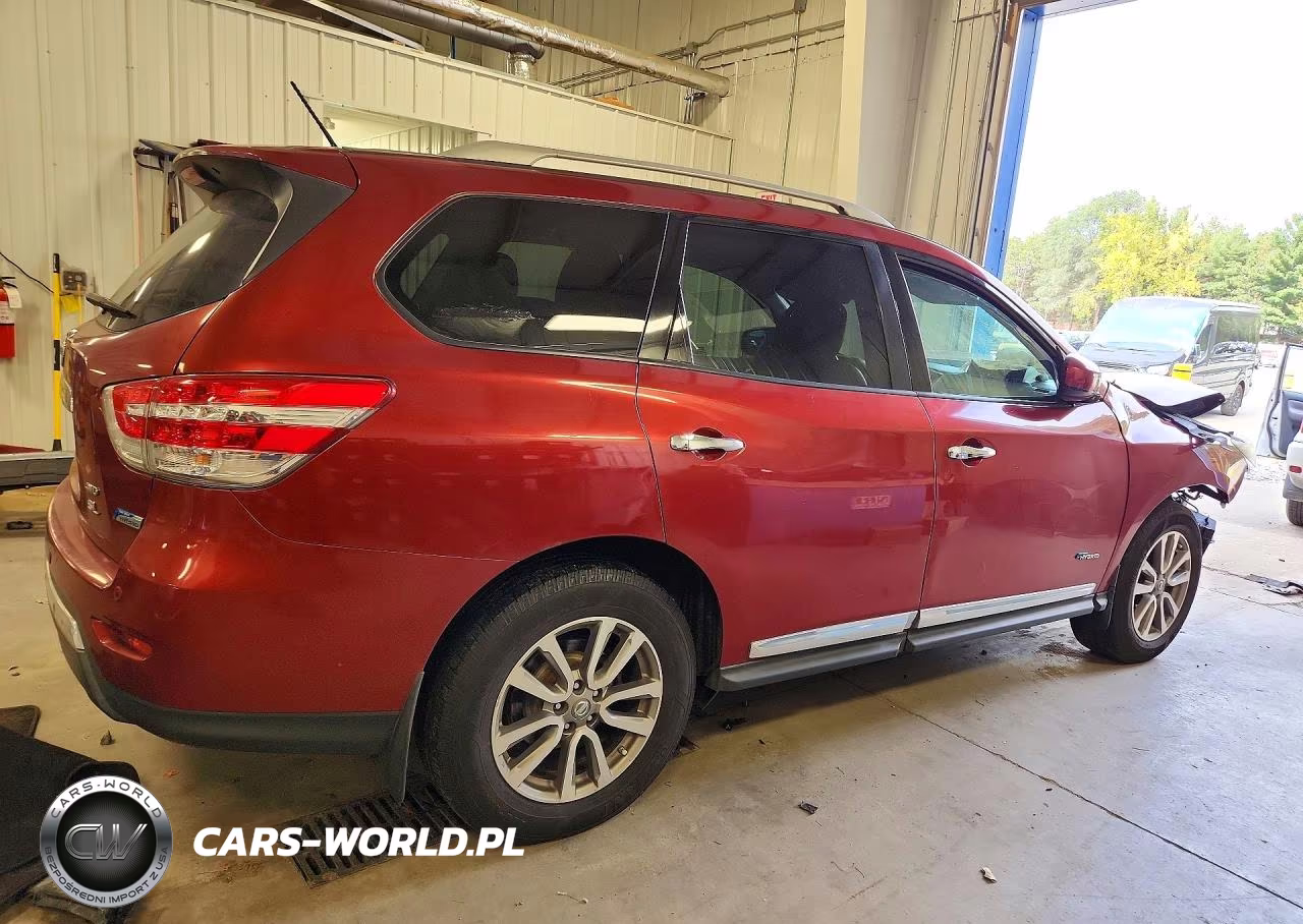 2014 Nissan Pathfinder Hybrid Sl VIN:5N1CR2MM7EC642163 - 3