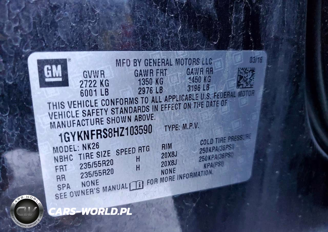 2017 Cadillac Xt5 Platinum VIN:1GYKNFRS8HZ103590 - 13