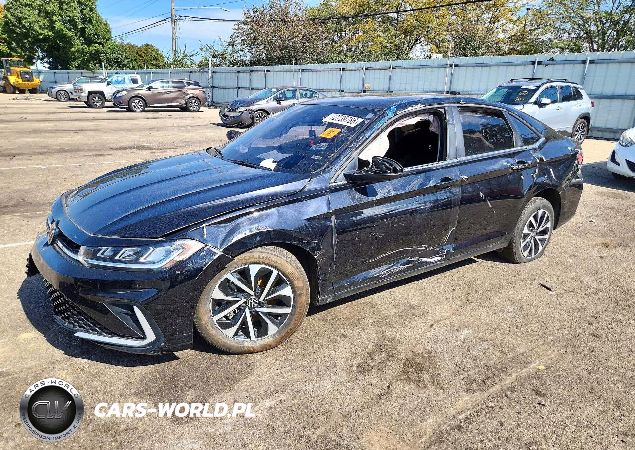 2025 Volkswagen Jetta S VIN:3VW5X7BU9SM044845 - 1
