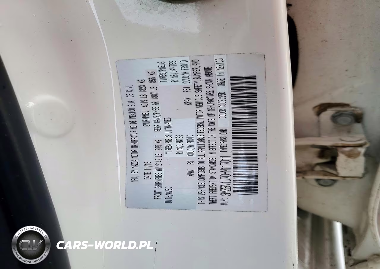 2017 Mazda 3 Sport VIN:3MZBN1U70HM117011 - 12