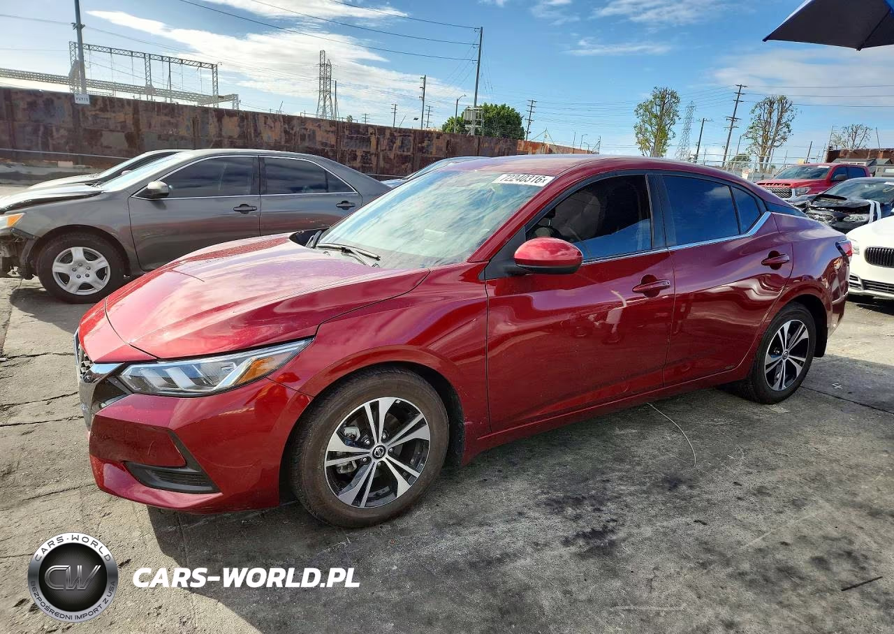 2022 Nissan Sentra Sv VIN:3N1AB8CVXNY303825 - 1