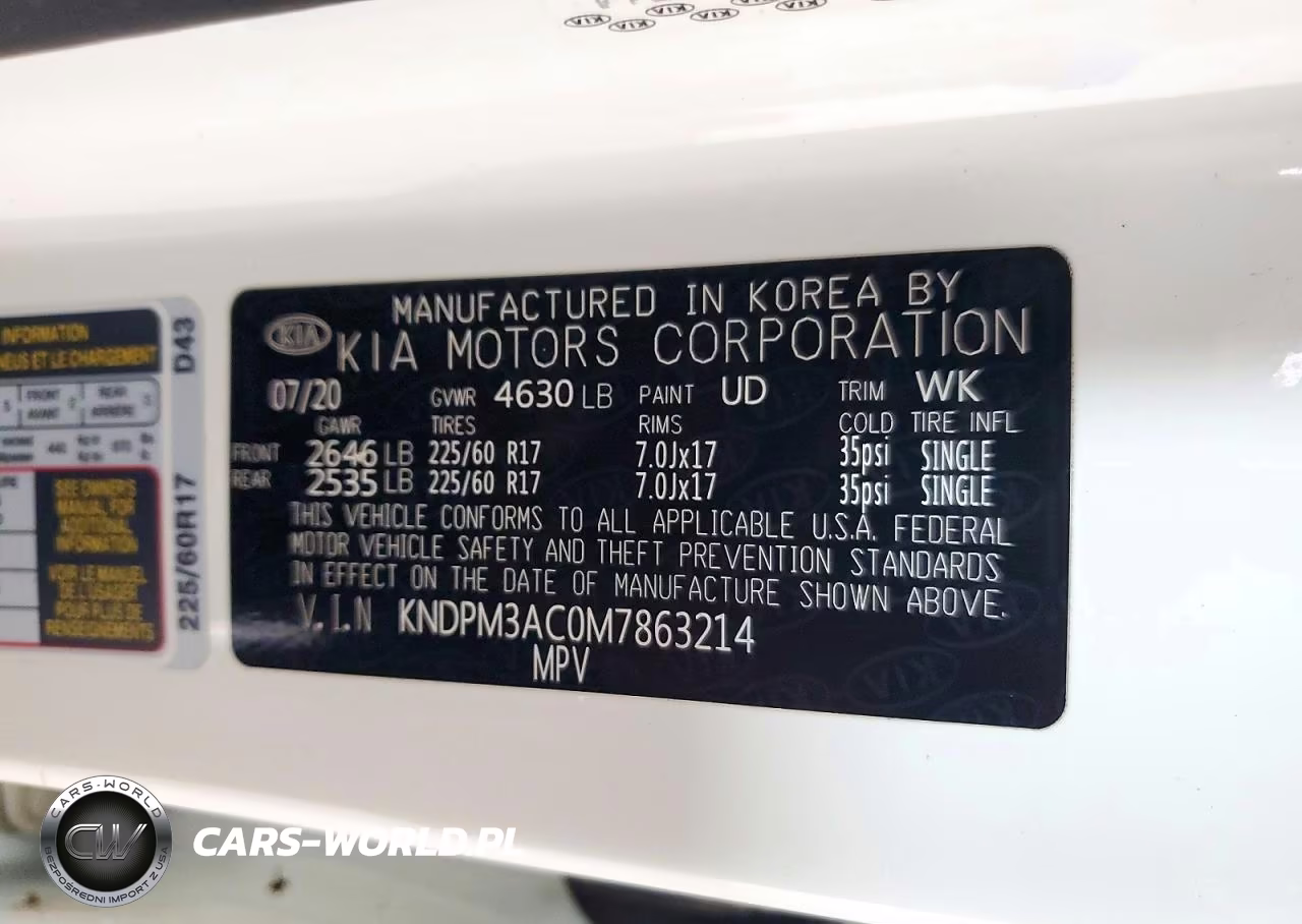 2021 Kia Sportage Lx VIN:KNDPM3AC0M7863214 - 13