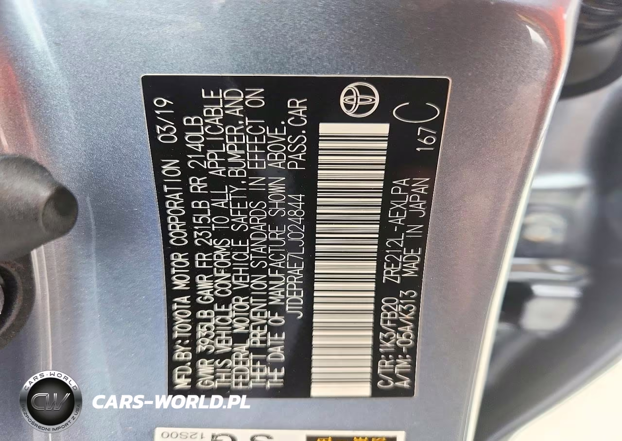 2020 Toyota Corolla Le VIN:JTDEPRAE7LJ024844 - 12