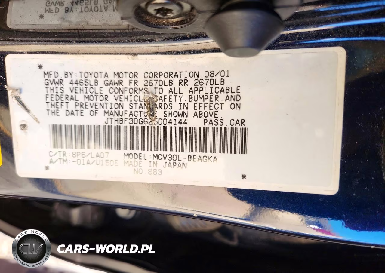 2002 Lexus Es 300 VIN:JTHBF30G625004144 - 12