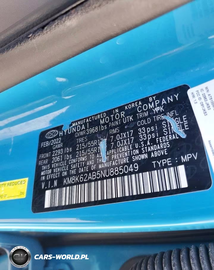 2022 Hyundai Kona Sel VIN:KM8K62AB5NU885049 - 13