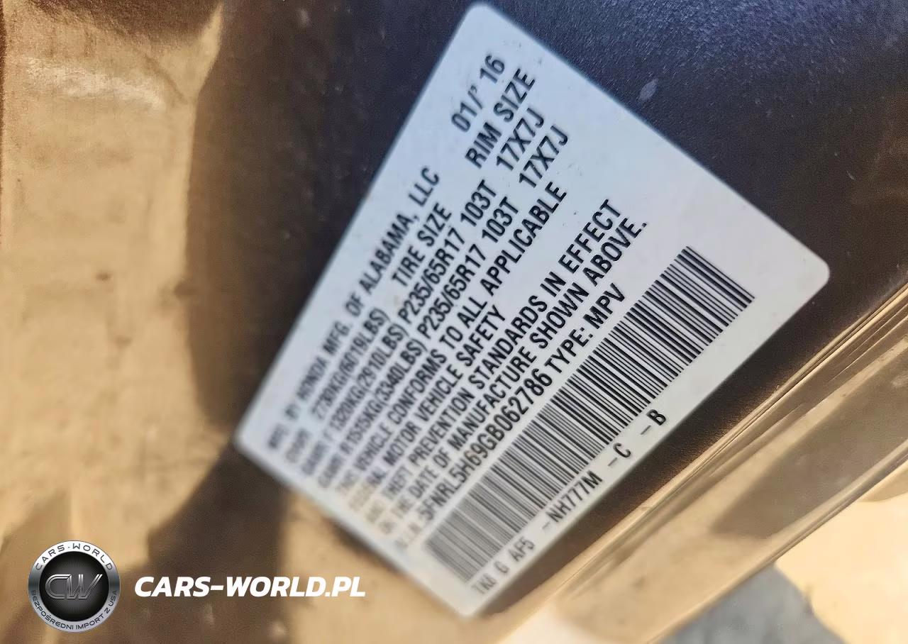 2016 Honda Odyssey Exl VIN:5FNRL5H69GB062786 - 12