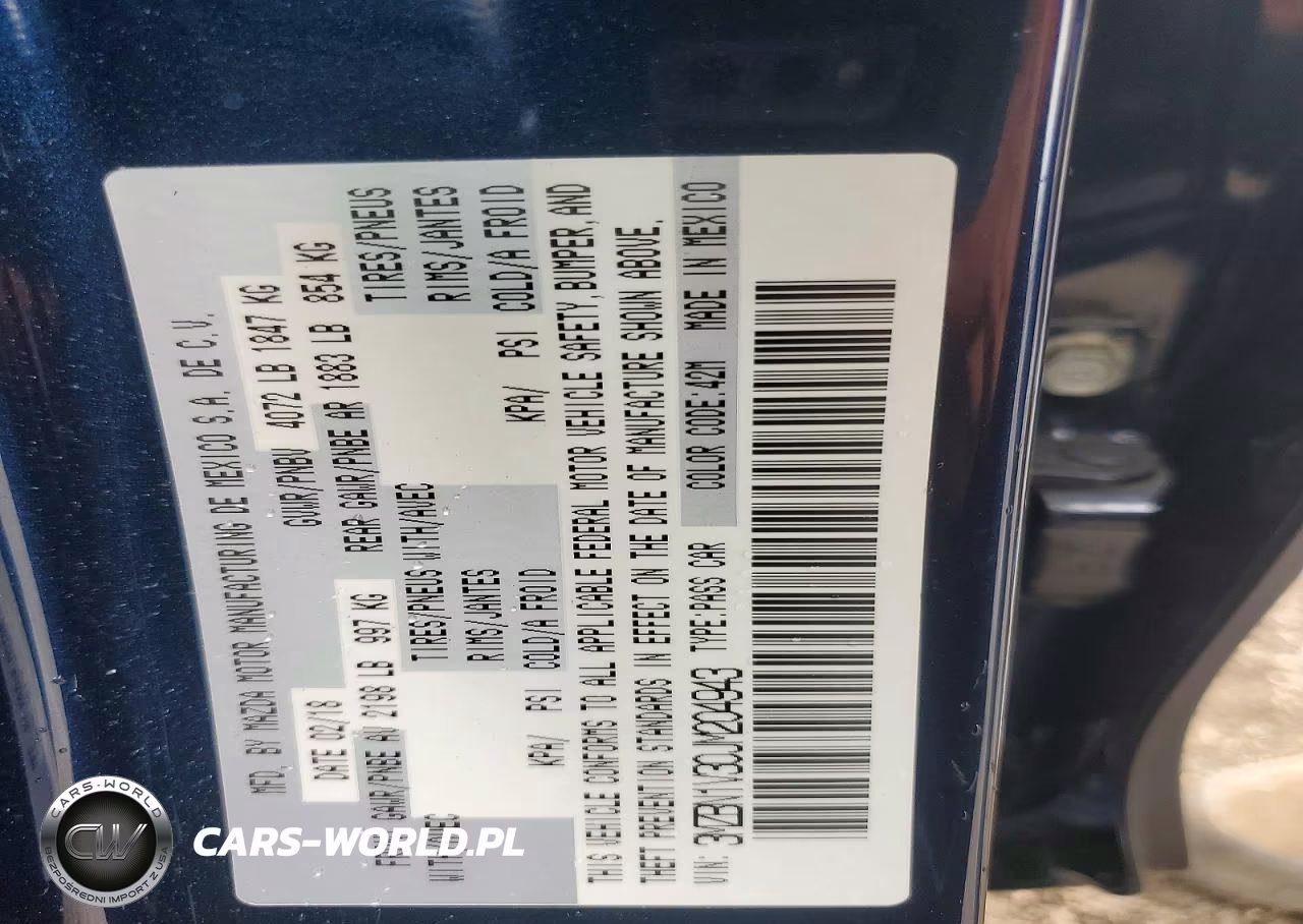 2018 Mazda 3 Touring VIN:3MZBN1V30JM204943 - 12
