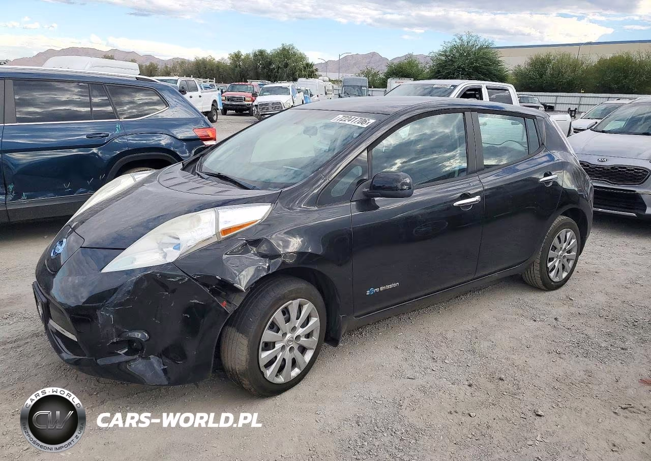 2014 Nissan Leaf S VIN:1N4AZ0CP0EC330672 - 1