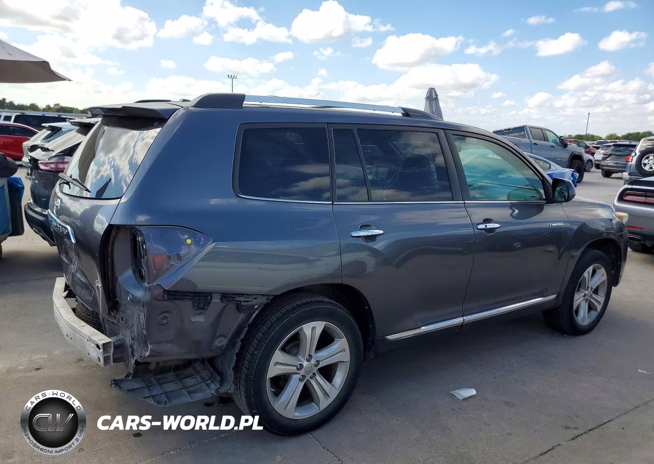 2013 Toyota Highlander Limited VIN:5TDDK3EH9DS239254 - 3