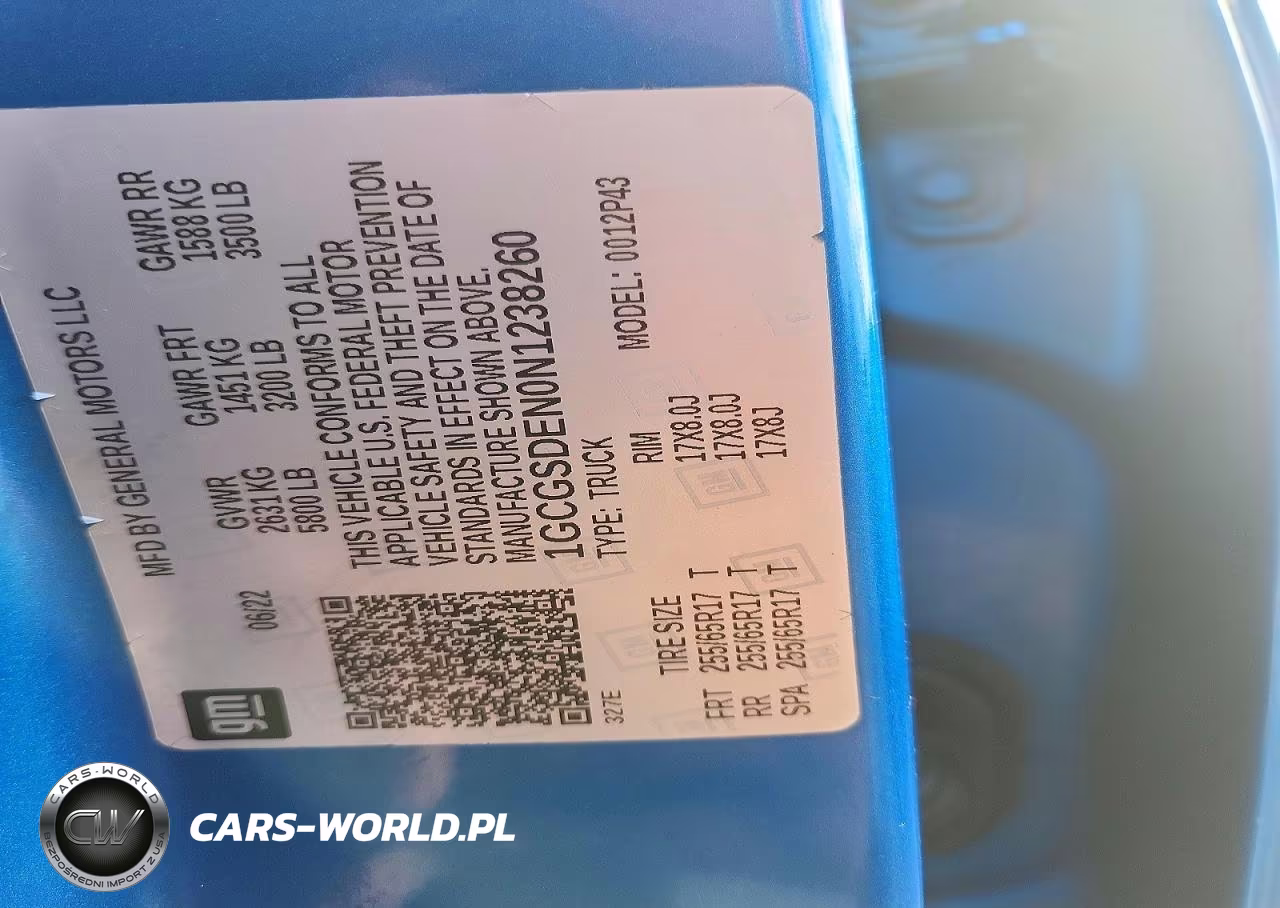 2022 Chevrolet Colorado Z71 VIN:1GCGSDEN0N1238260 - 12