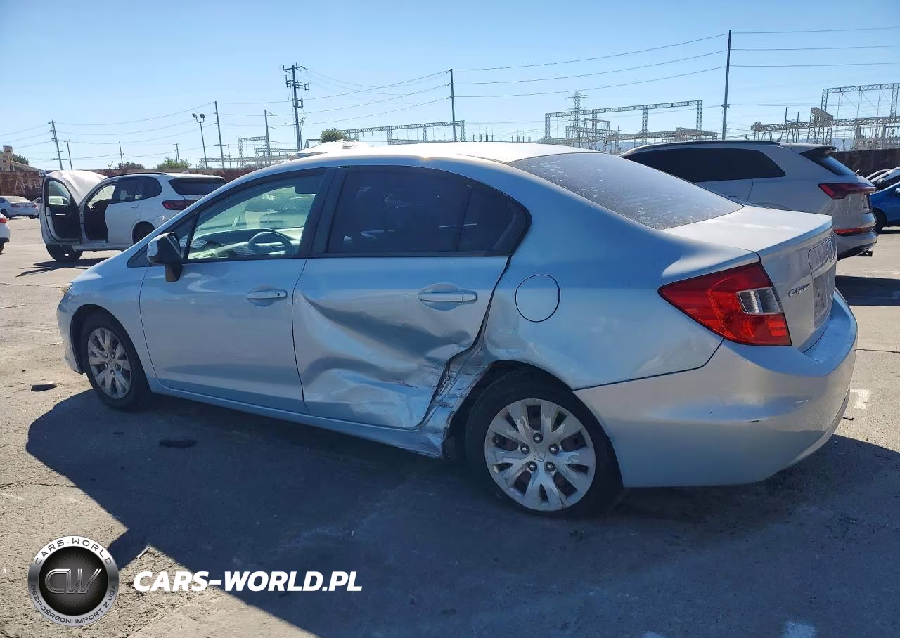 2012 Honda Civic Lx VIN:19XFB2F56CE338758 - 2