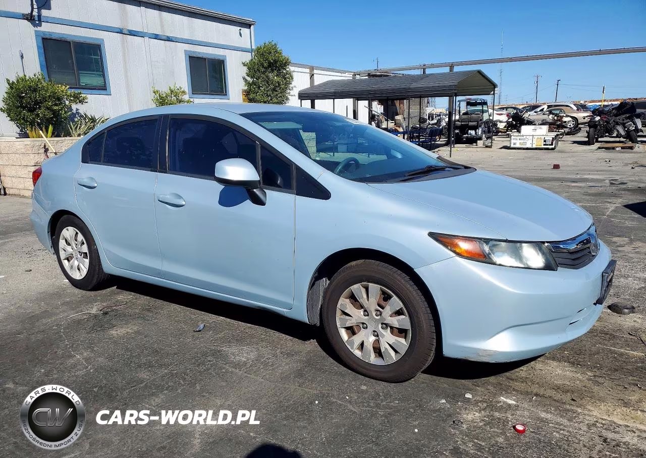 2012 Honda Civic Lx VIN:19XFB2F56CE338758 - 4