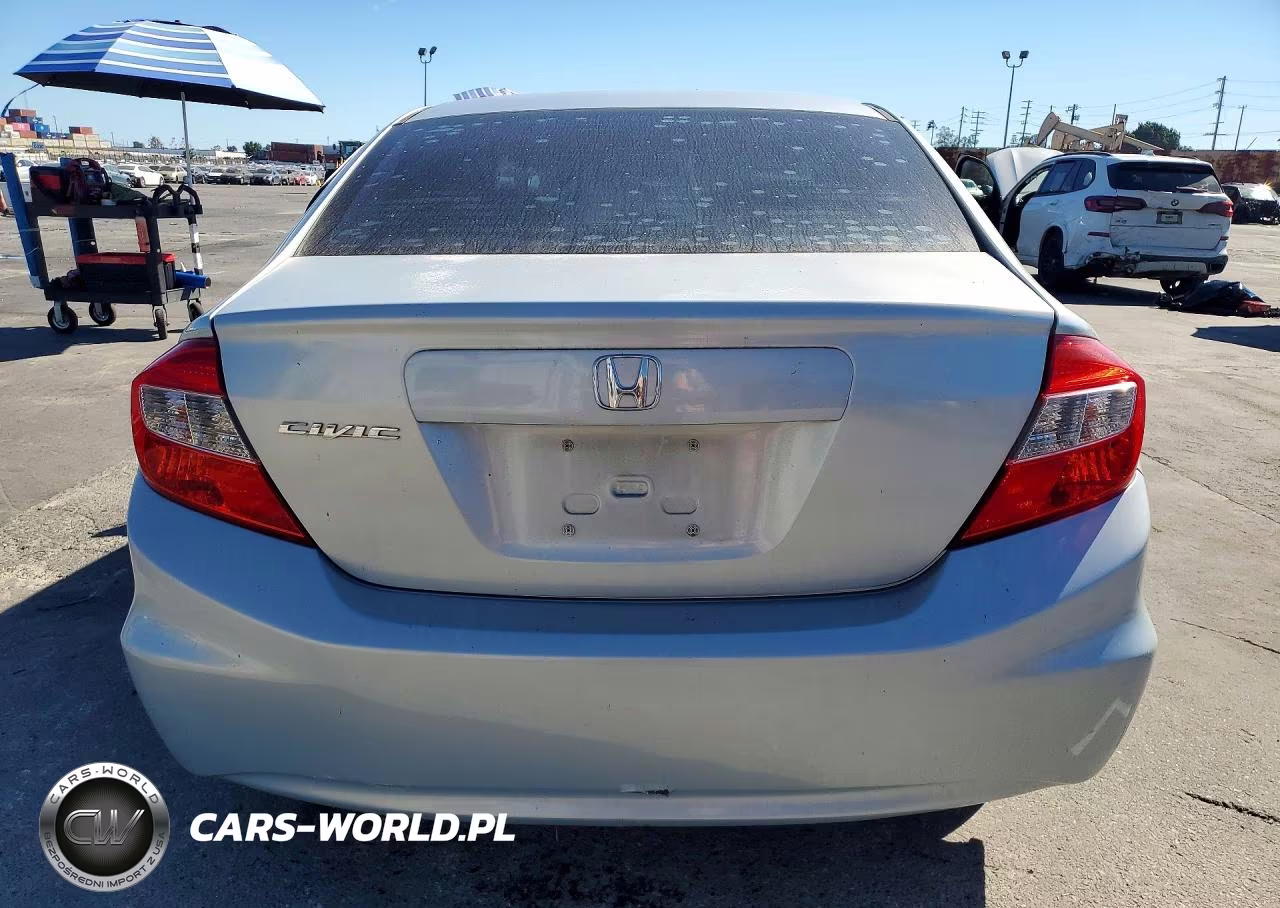 2012 Honda Civic Lx VIN:19XFB2F56CE338758 - 6