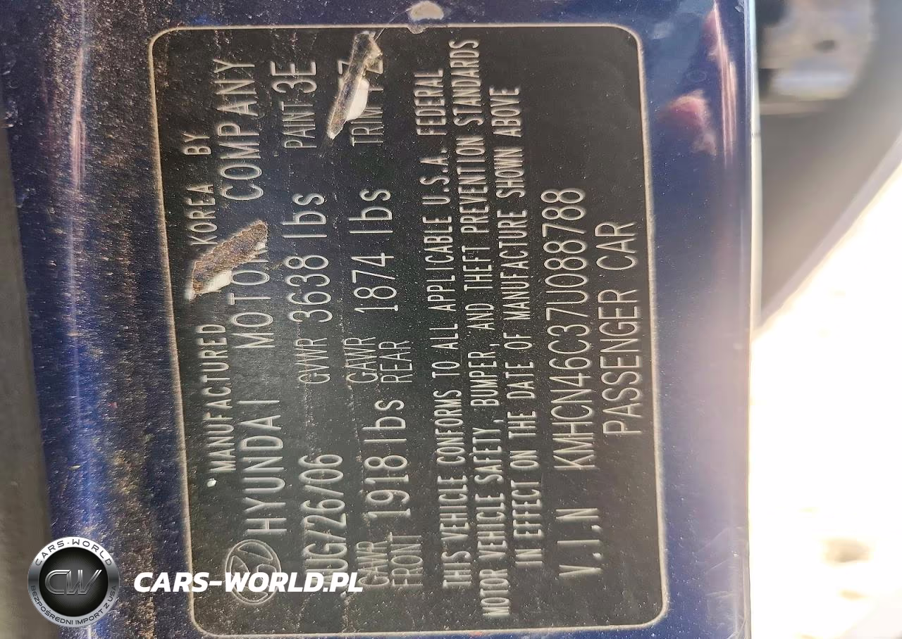2007 Hyundai Accent Gls VIN:KMHCN46C37U088788 - 12