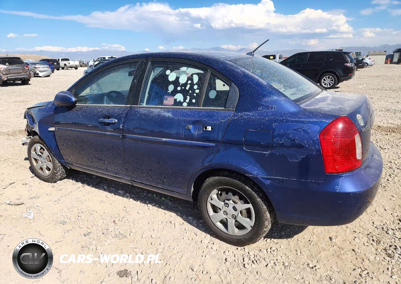 2007 Hyundai Accent Gls VIN:KMHCN46C37U088788 - 2