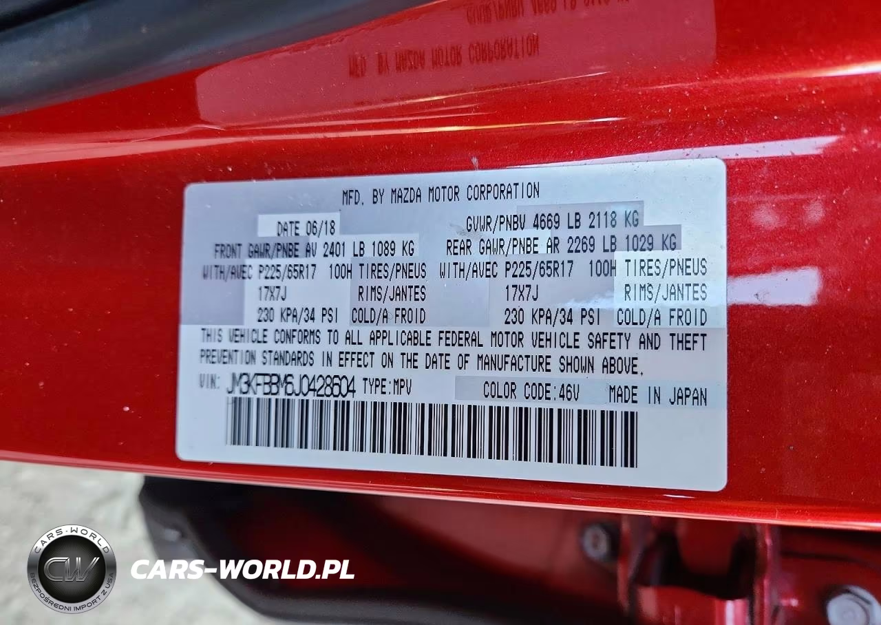 2018 Mazda Cx-5 Sport VIN:JM3KFBBM6J0428604 - 13