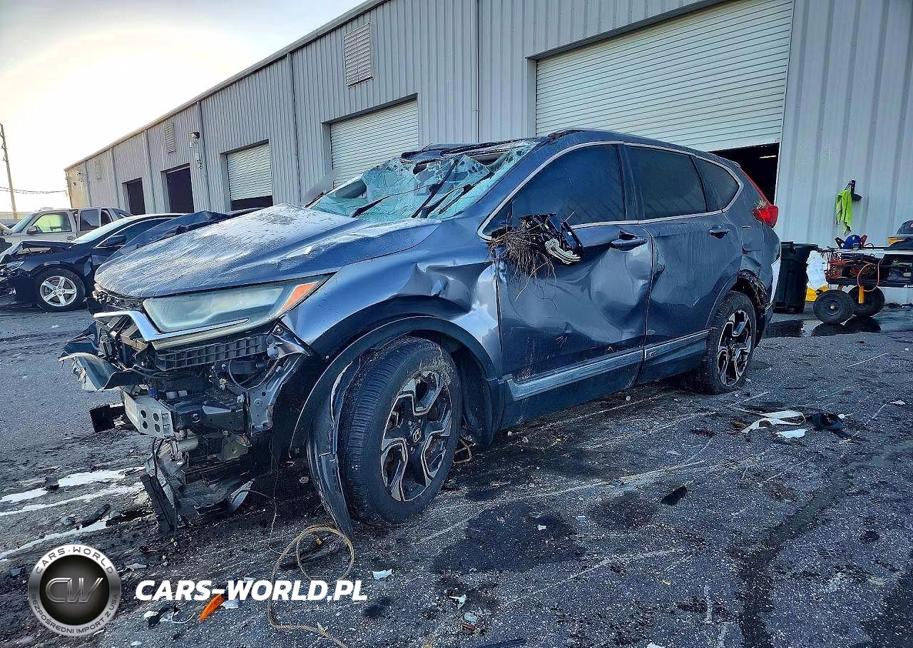 2018 Honda Cr-V Touring VIN:7FARW2H90JE029624 - 1
