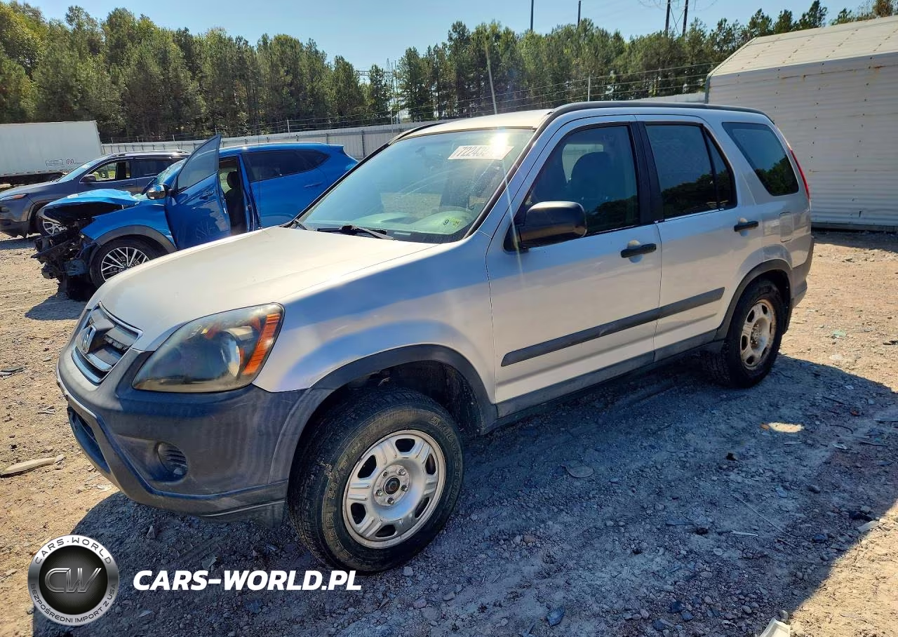 2005 Honda Cr-V Lx VIN:SHSRD68575U302031 - 1