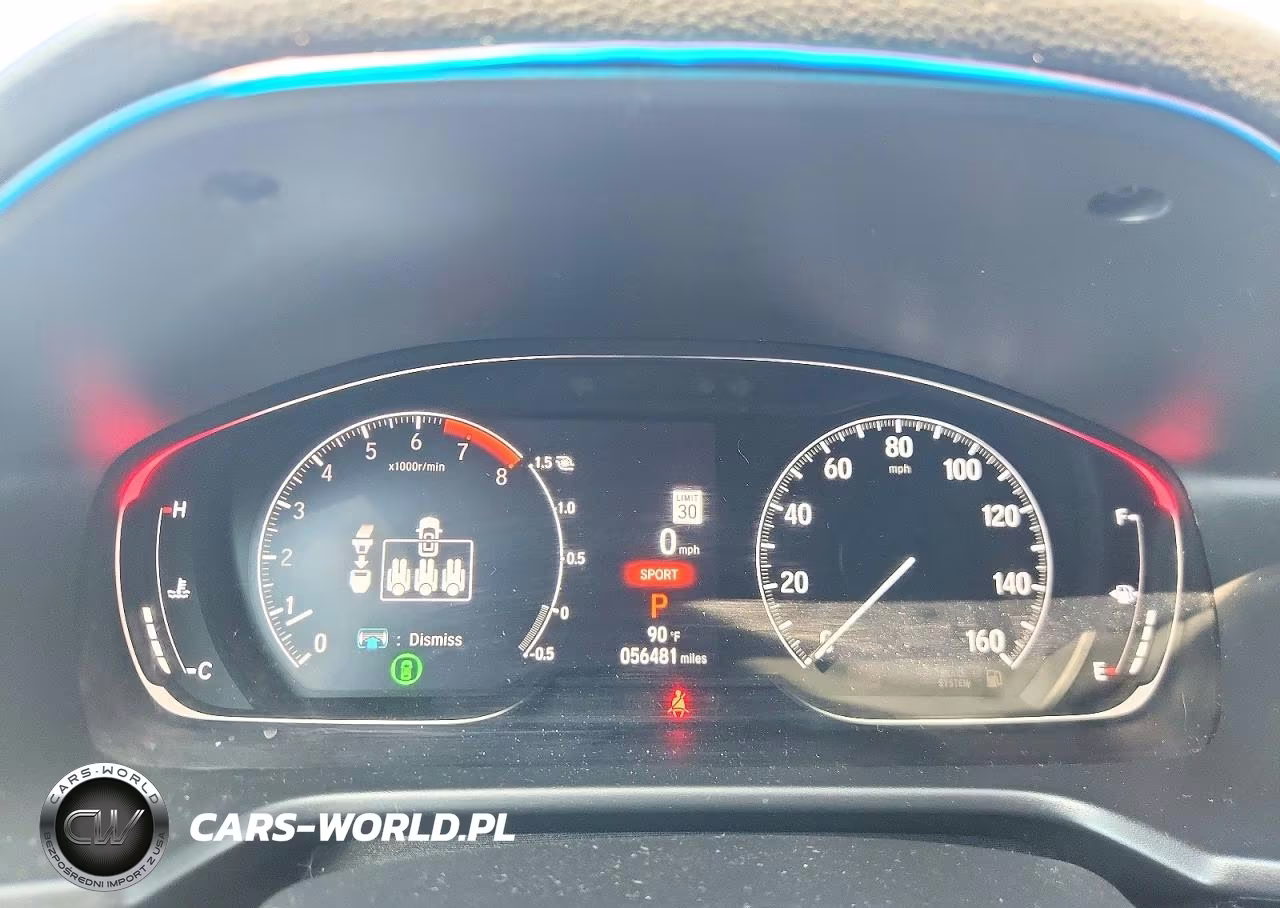 2022 Honda Accord Sport Se VIN:1HGCV1F43NA067483 - 9