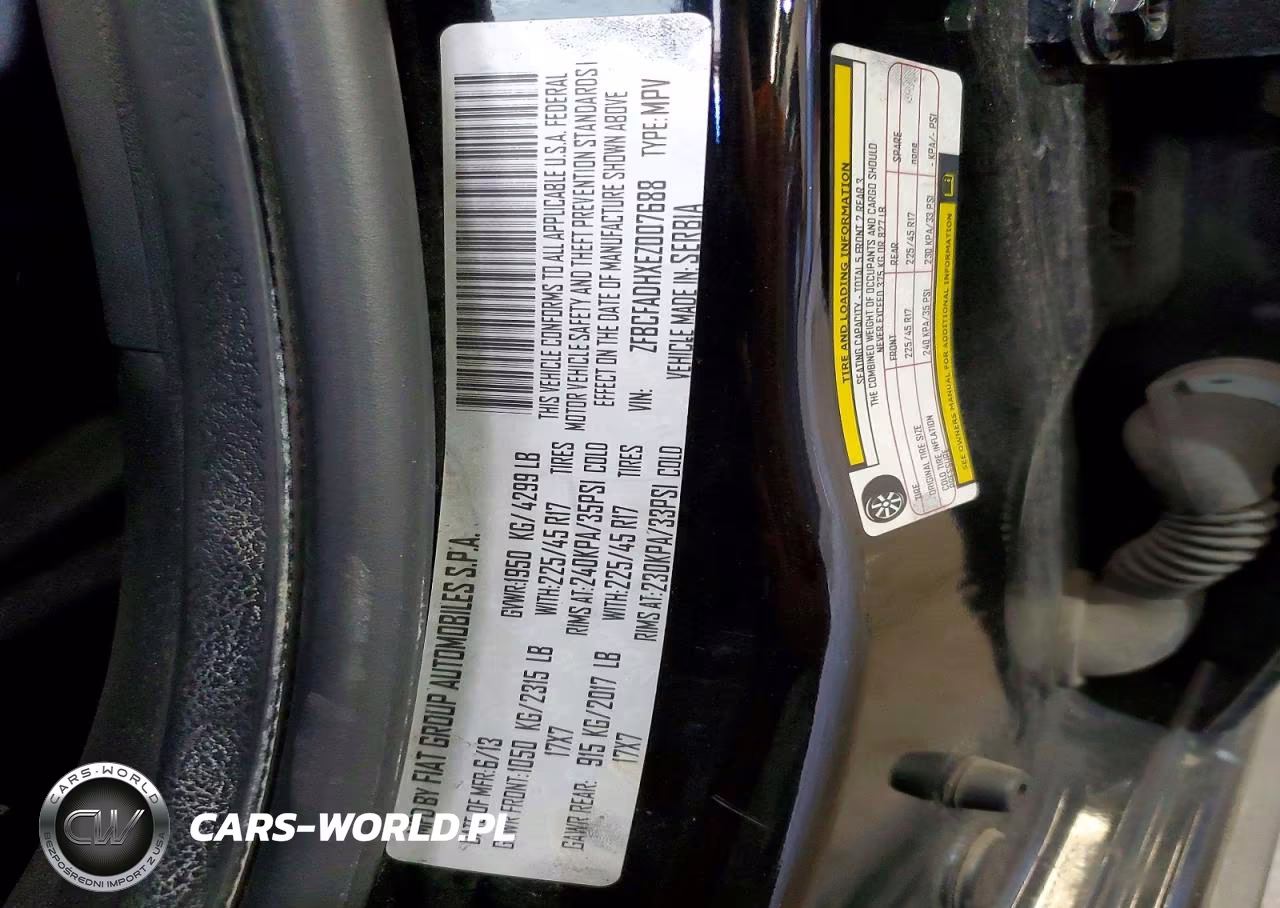 2014 Fiat 500L Trekking VIN:ZFBCFADHXEZ007688 - 12