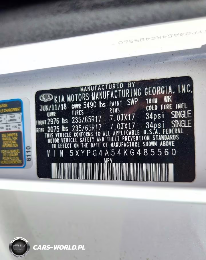 2019 Kia Sorento Lx V6 VIN:5XYPG4A54KG485560 - 13