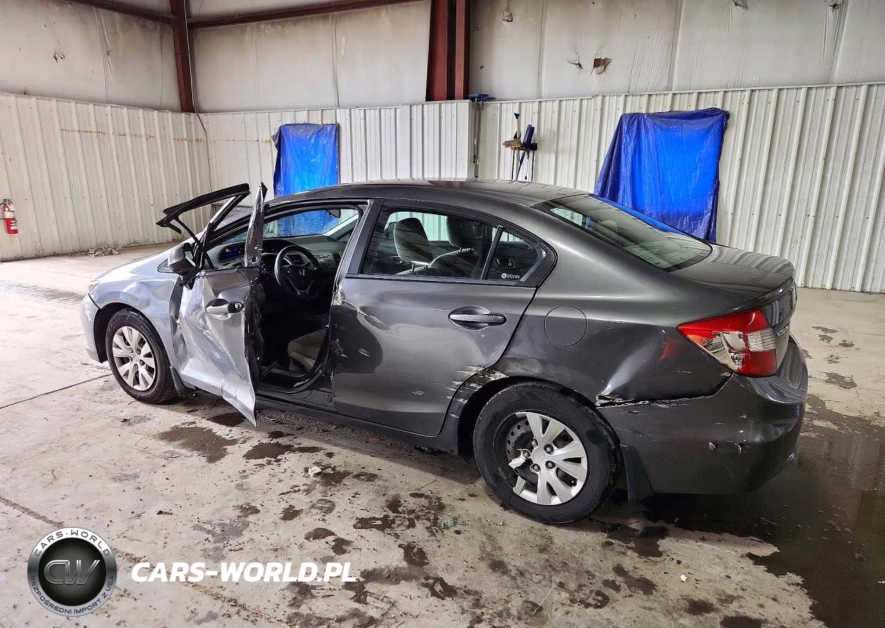 2012 Honda Civic Lx VIN:2HGFB2F59CH593989 - 2
